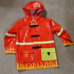 New W/Tags KIDORABLE Fire Dept. Rain Jacket